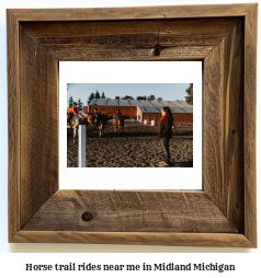 horse trail rides near me in Midland, Michigan